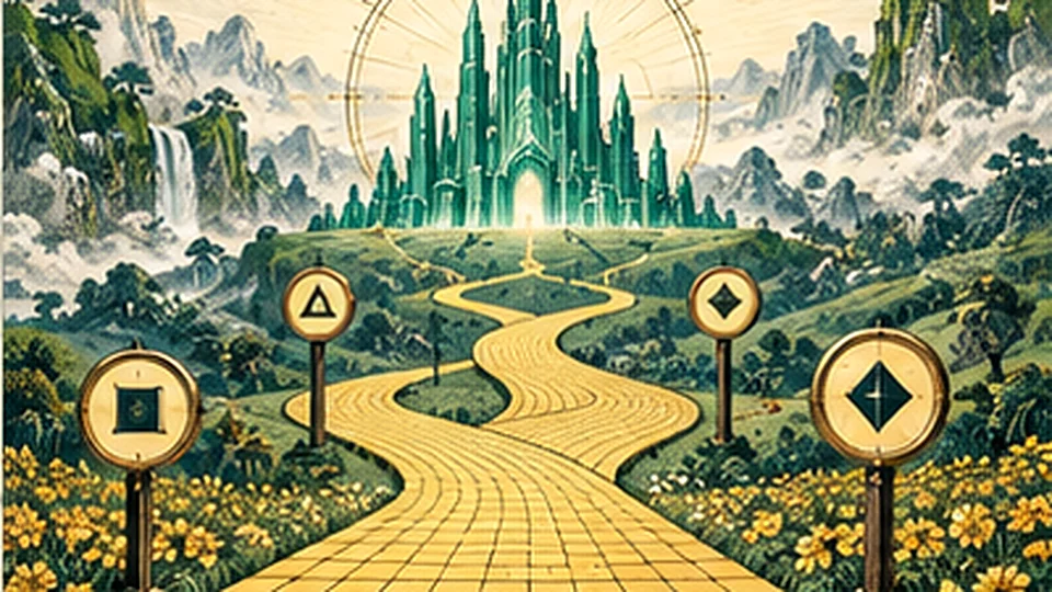 Wizard of Oz Yellow Brick Road guide